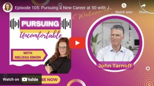 John tarroff's podcast on pursuing a new career with a woman and a man.